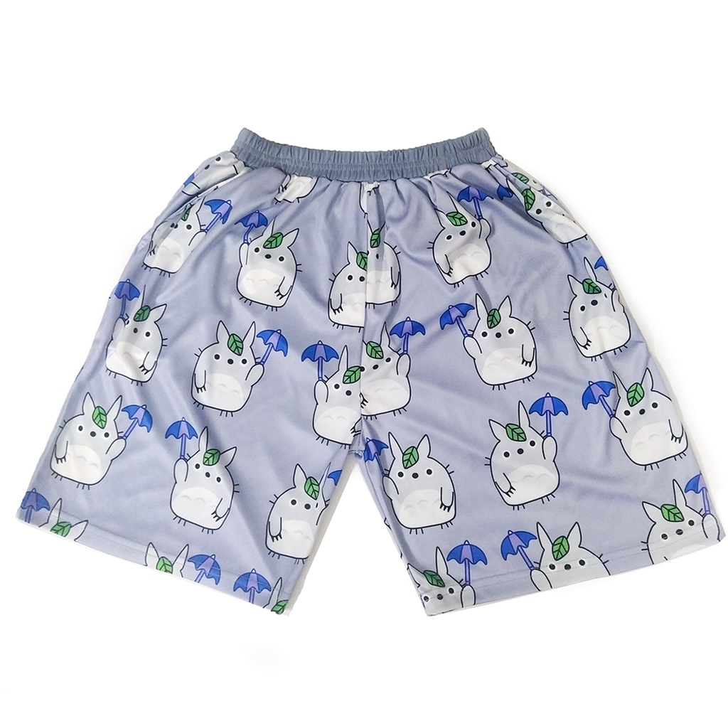 Quần short hoạt hình, quần đùi hoạt hình totoro phom rộng siêu mát