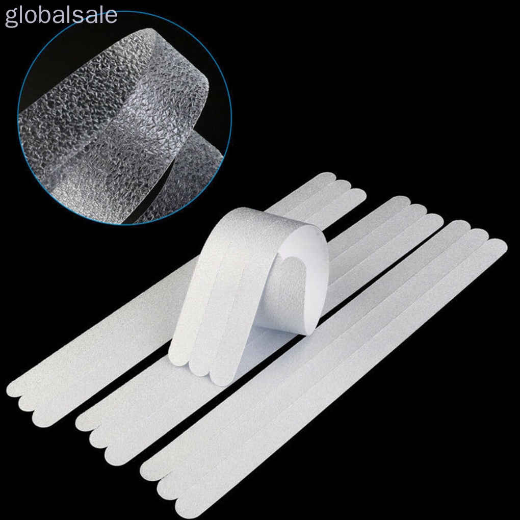 Bộ 12 Miếng Dán Cầu Thang Trong Suốt Chống Trượt An Toàn Cho Nhà Tắm