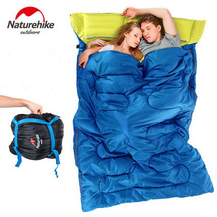 [CampingHN] Túi ngủ đôi kèm gối NATUREHIKE SD15M030-J