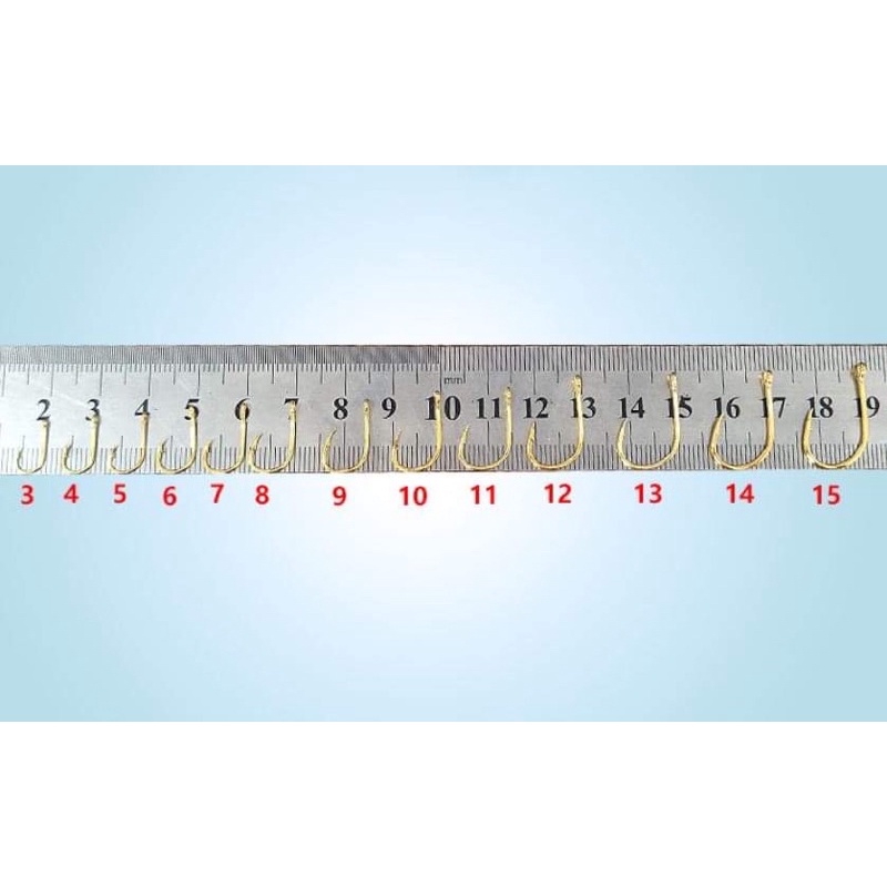 Hộp 100 lưỡi câu carbon câu cá siêu nhạy đủ size 3-12