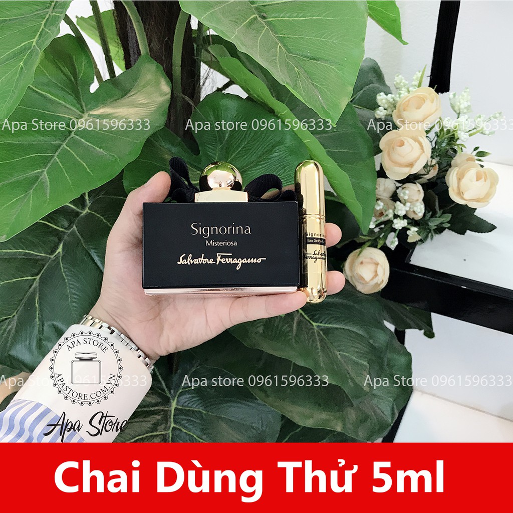 Nước Hoa Nữ Signorina Misteriosa Đen Chai 10ml