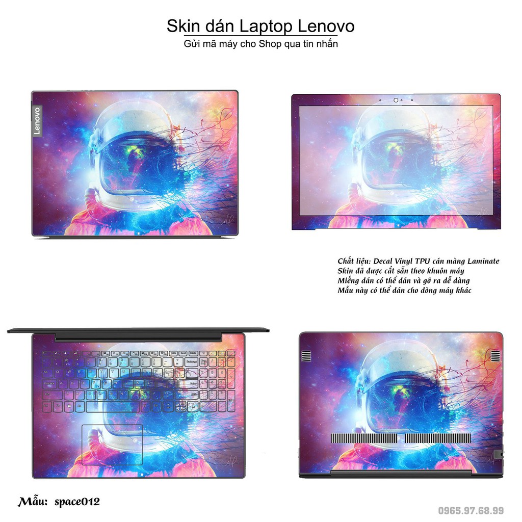 Skin dán Laptop Lenovo in hình không gian _nhiều mẫu 2 (inbox mã máy cho Shop)