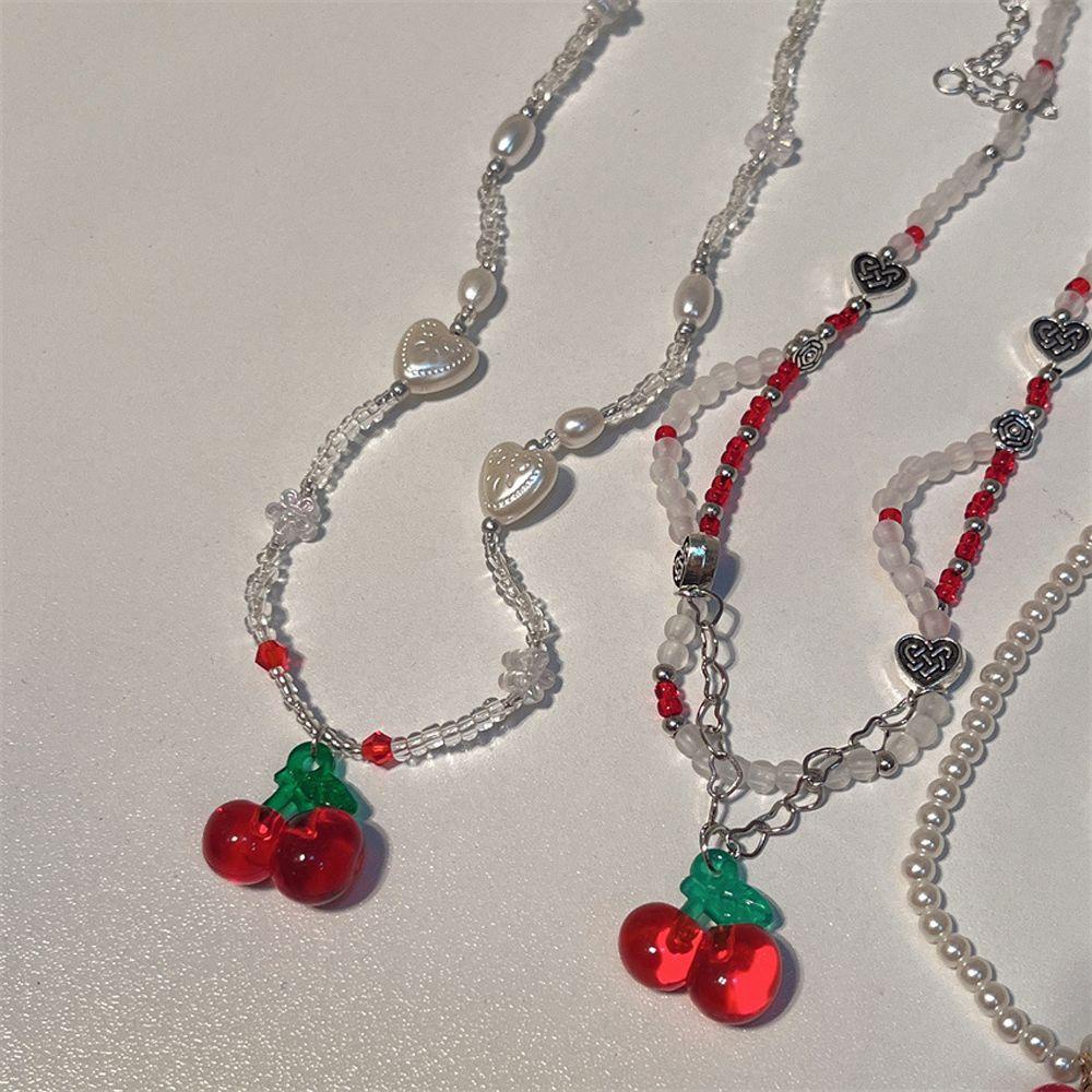 Vòng cổ Dạng Chuỗi Hạt Ngắn Phong Cách Bohemia Thời Trang Mùa Hè Cho Nữ WMES15H