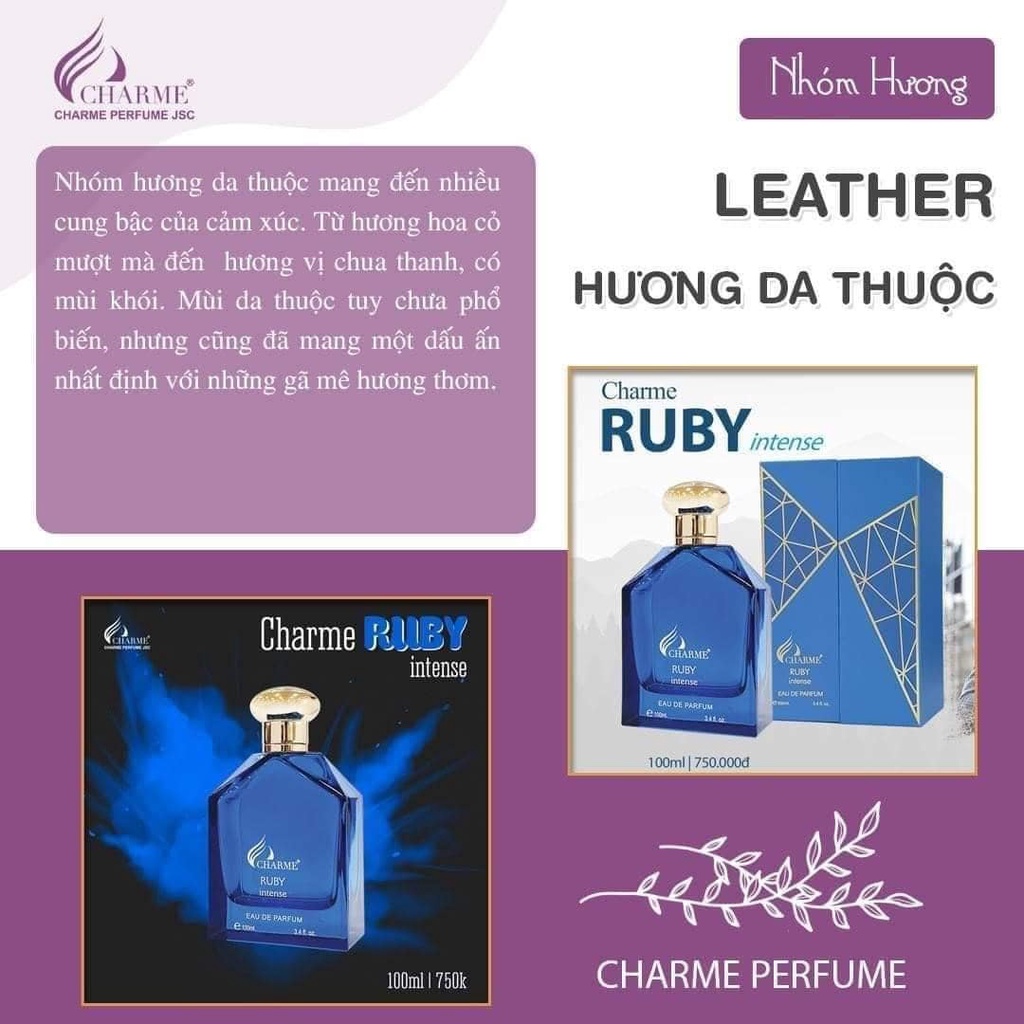 Nước hoa Charme Ruby Intense 100ml