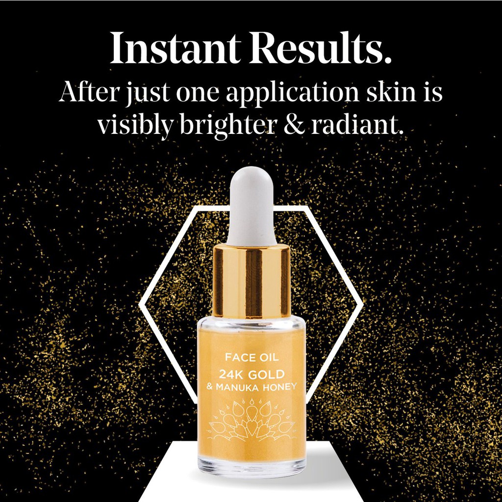 Dầu dưỡng Manuka Doctor 24K Gold & Manuka Honey Face Oil 12ml
