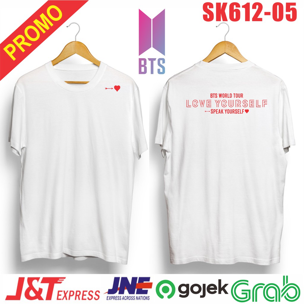 Áo Thun In Hình Nhóm Nhạc Bts Speak Love Yourself Tour 30s