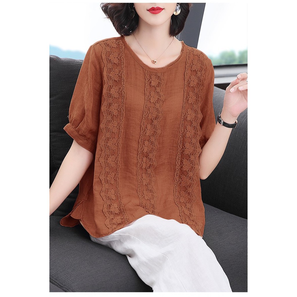 Áo Trung Niên Nữ A570, Kiểu Áo Trung Tuổi Chiffon Cho Mẹ Tay Dài Cổ Nơ Bèo Sang Trọng |Thời Trang Trung Niên NP Clothing