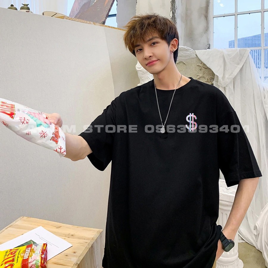 Áo thun phản quang 7 màu tay lỡ Nam Nữ Mikey