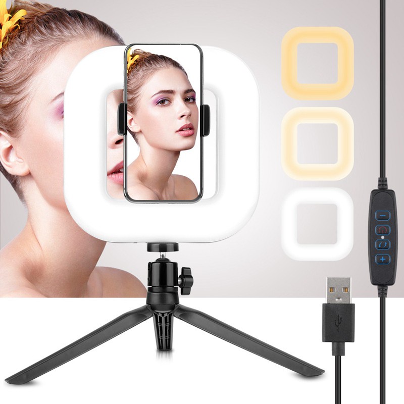 Vòng Đèn Led Ba Bước Chân Hỗ Trợ Chụp Ảnh Selfie