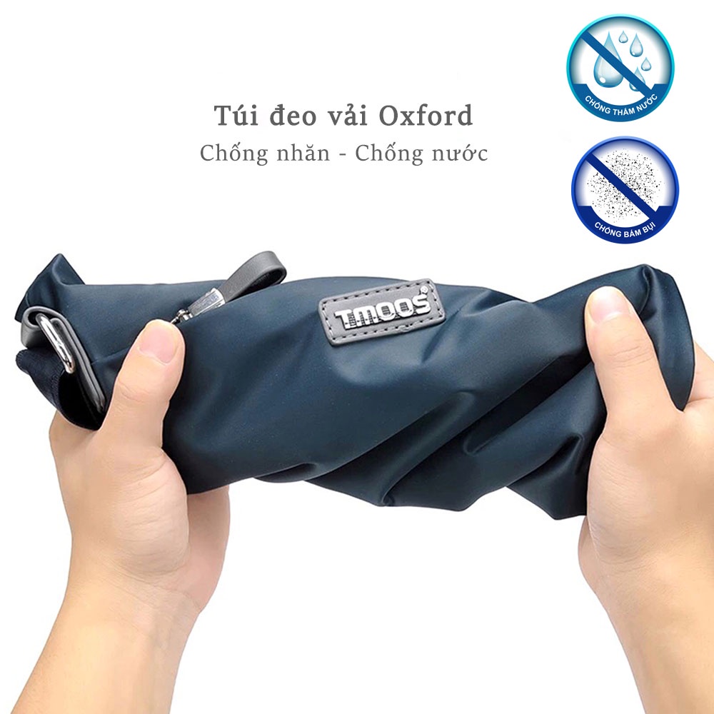 Túi Đeo Chéo Nam Siêu Bền Chống Nước Chống Bụi Không Nhăn Vải Oxford TMOOS TM8858 Size Nhỏ miniG