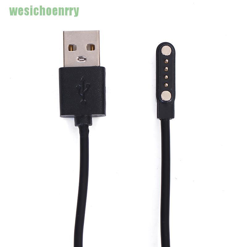 ☆Cáp Sạc Từ Tính 4 Pin 2.54mm Cho Đồng Hồ Thông Minh KW88 GT88