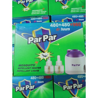 MÁY ĐUỔI MUỖI XÔNG TINH DẦU Par Par ( Kèm 1 tinh dầu xanh)