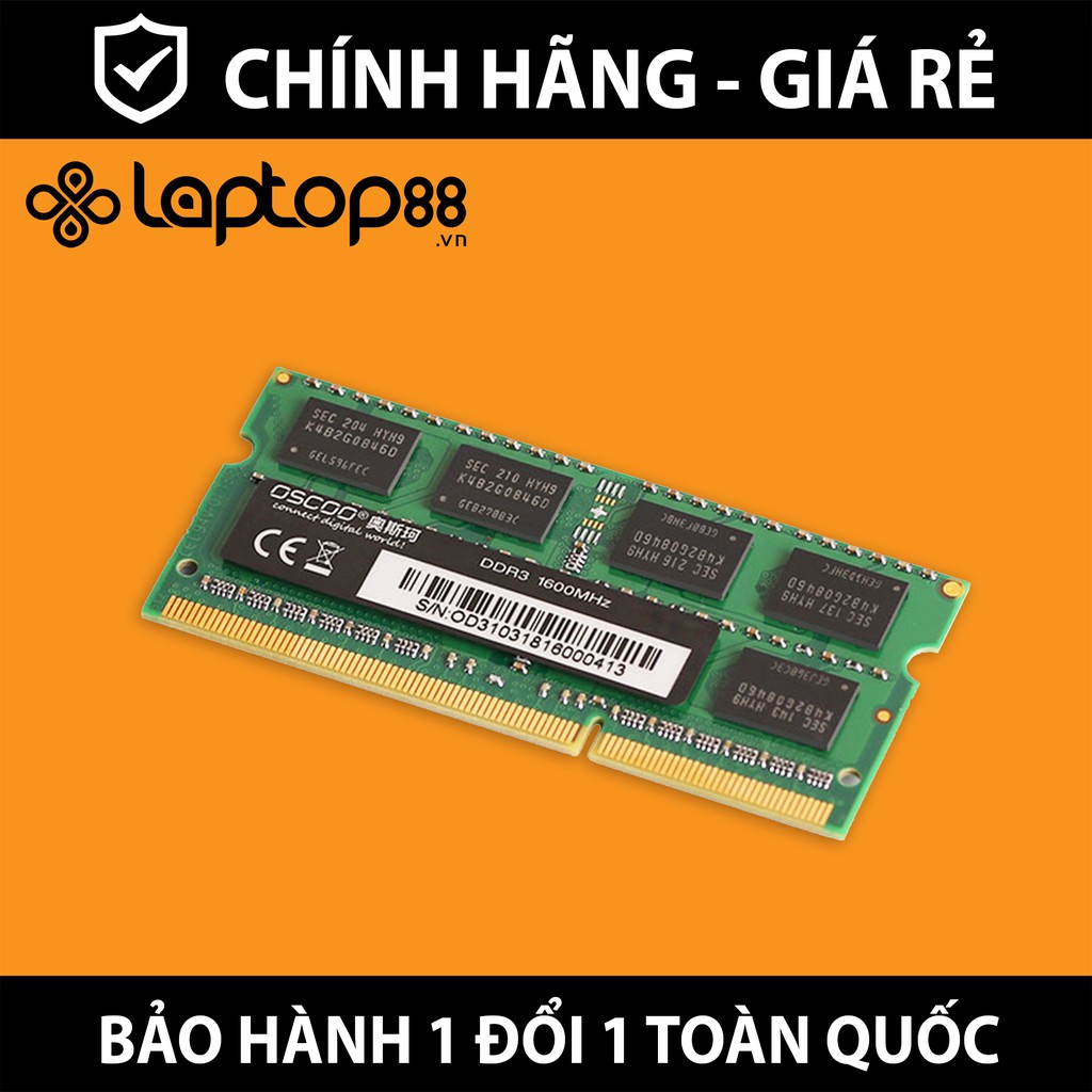 RAM Laptop DDR3 Oscoo 1600Mhz Bảo hành 36 tháng Chính hãng phân phối