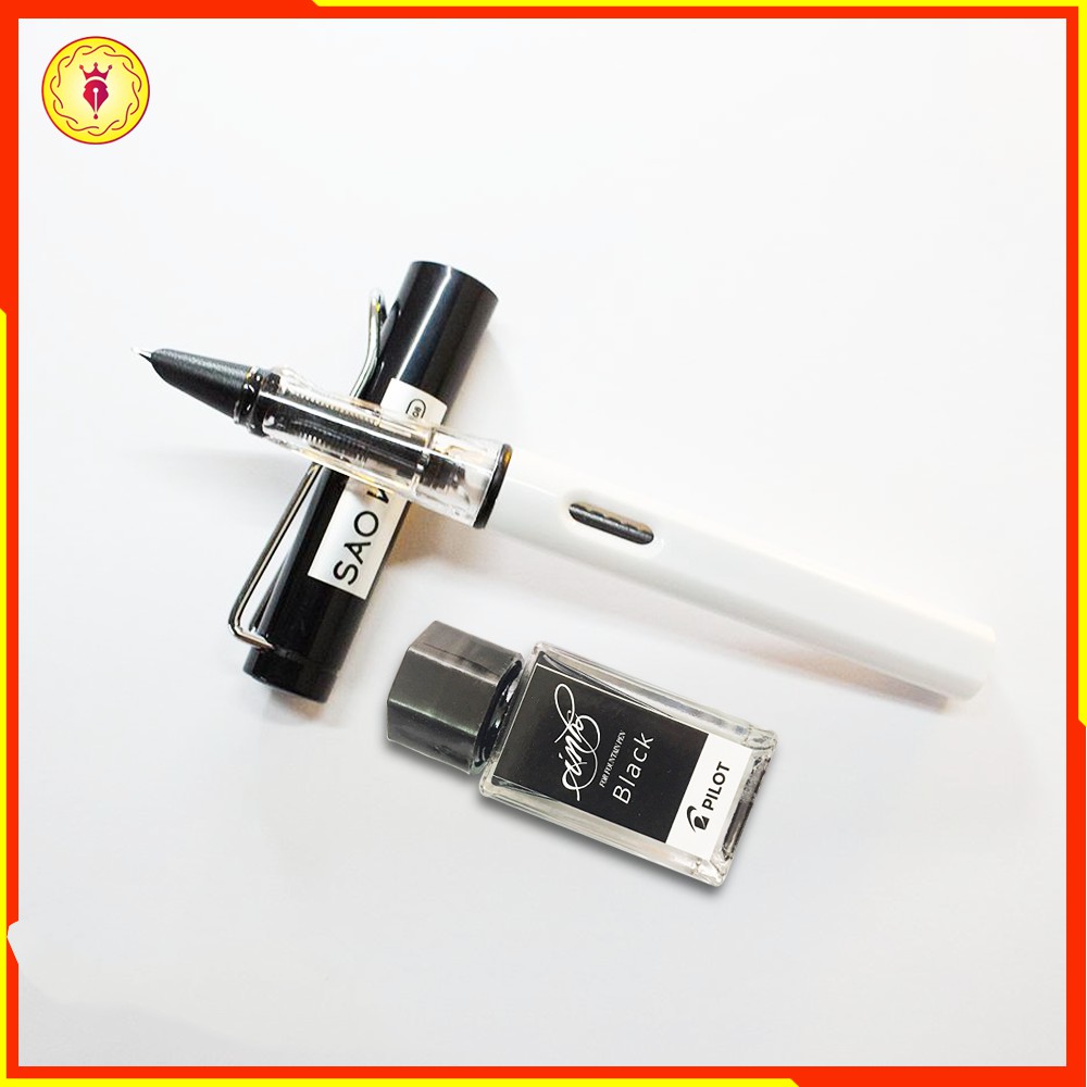 Combo Bút Mực Sao Kim S108,Mực Nhật Ink Pilot 15ml,Penpro