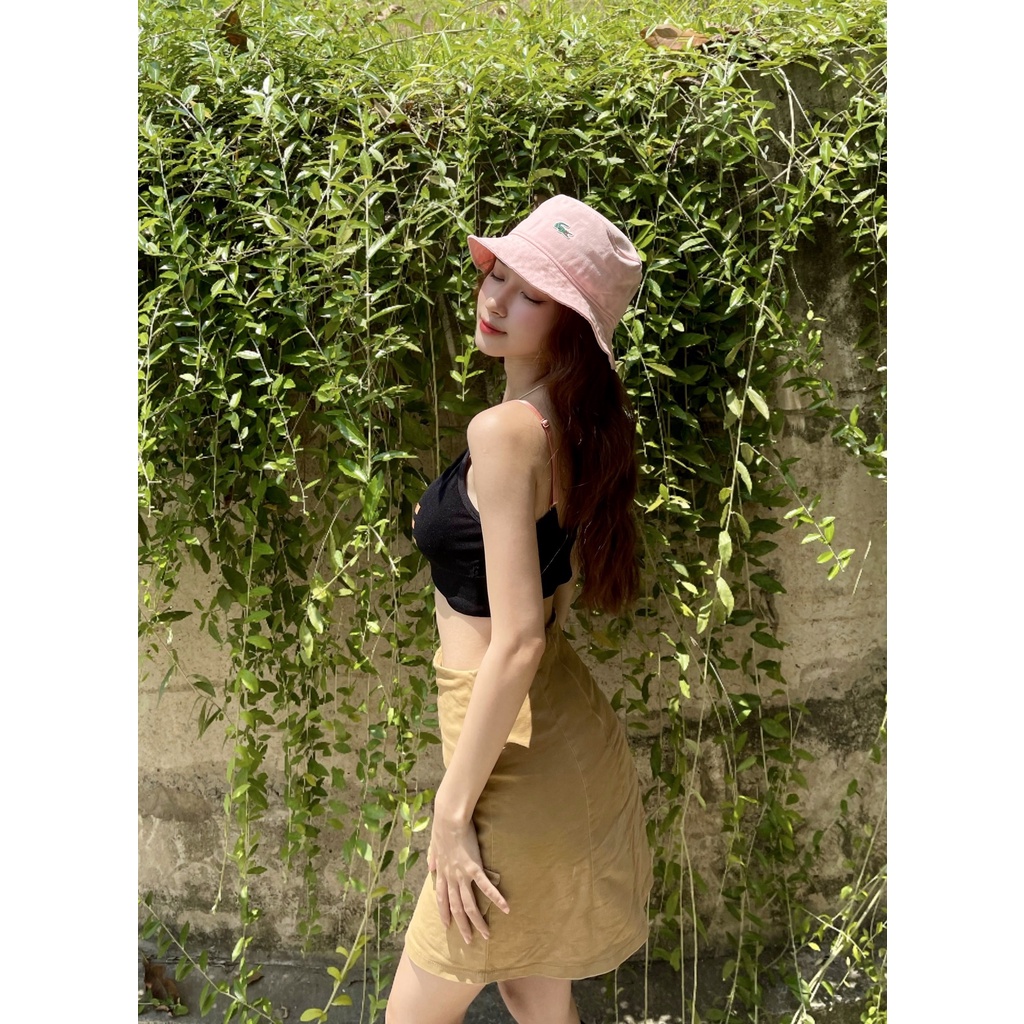 Mũ Bucket Lacoste Unisex nam nữ cá tính xuất khẩu