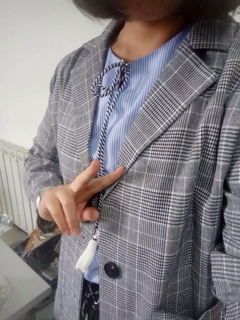 [order] áo blazer hè kẻ ô | BigBuy360 - bigbuy360.vn