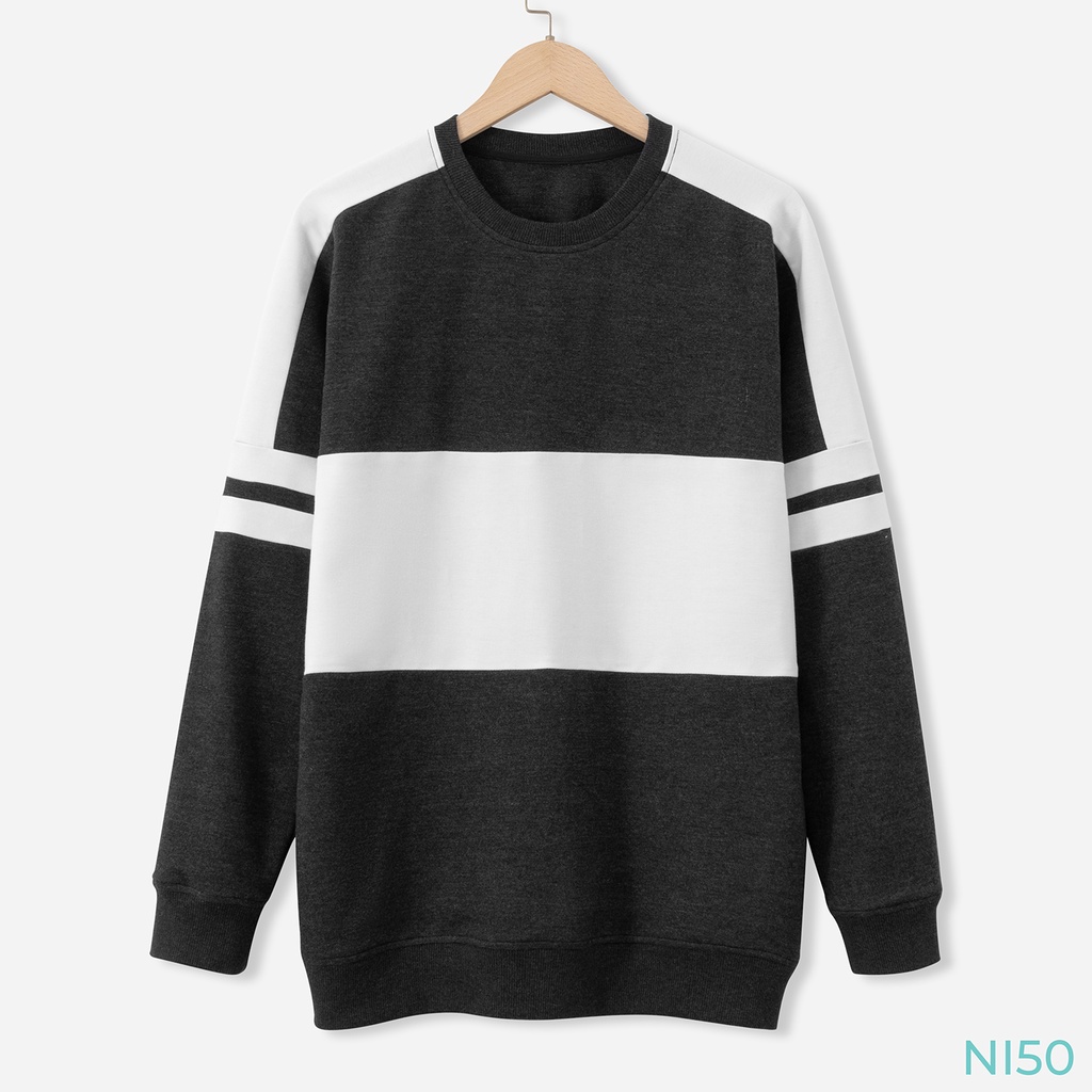 Áo Sweater Phối Màu Chất Nỉ Thời Trang Vicero Cao Cấp