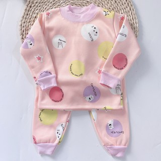 BỘ NỈ BÔNG CỔ CHUI CHO BÉ (5-14.5KG)