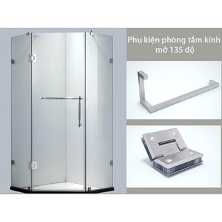 Bản lề VVP inox bóng cabin phòng tắm kính