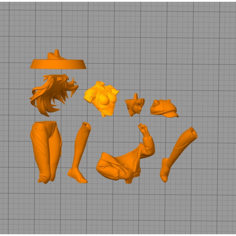 File in 3D Asuka Langley Evangelion - Manga