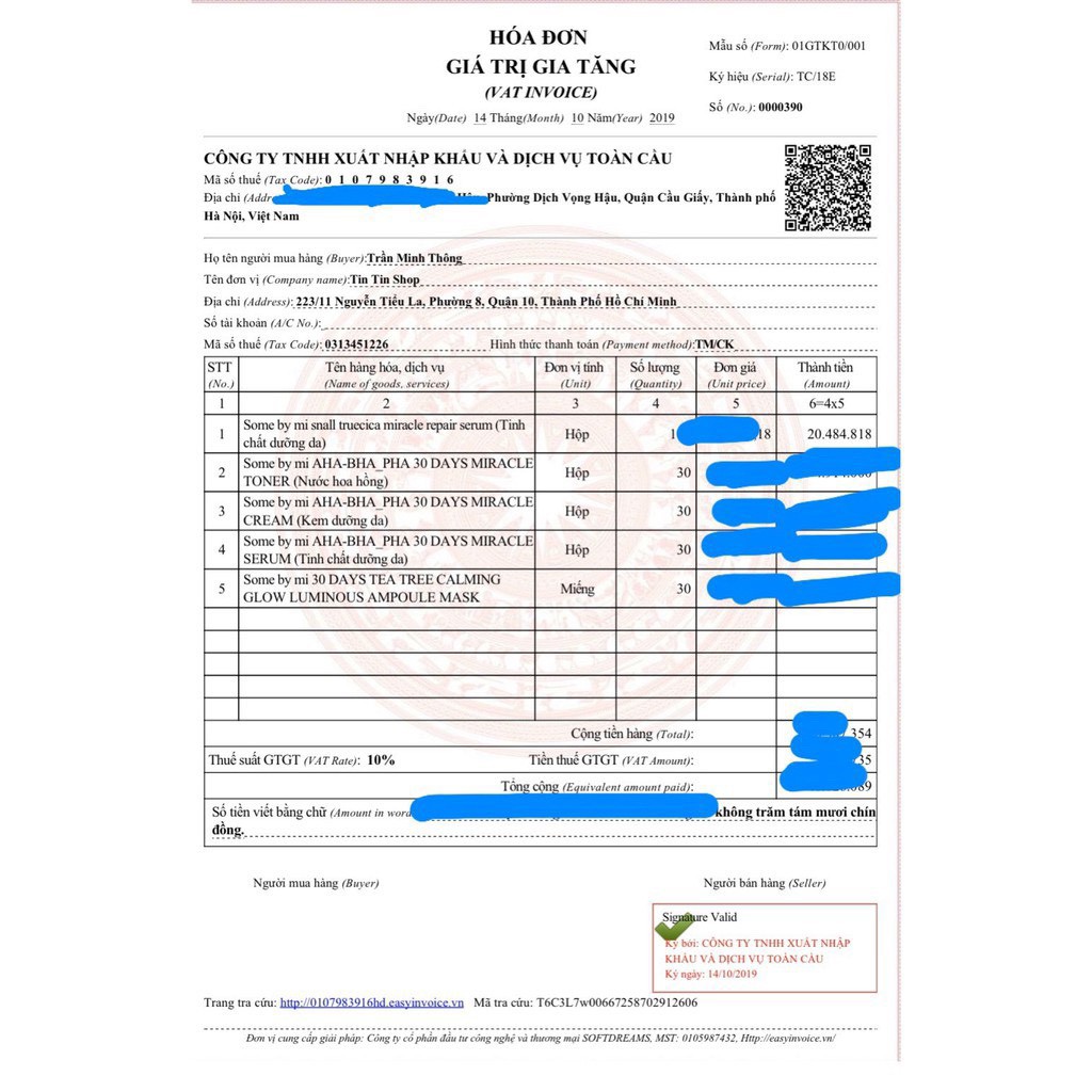 Nước Hoa Hồng Giảm Mụn SOME BY MI AHA-BHA-PHA 30 Days Miracle Toner 6ml | BigBuy360 - bigbuy360.vn