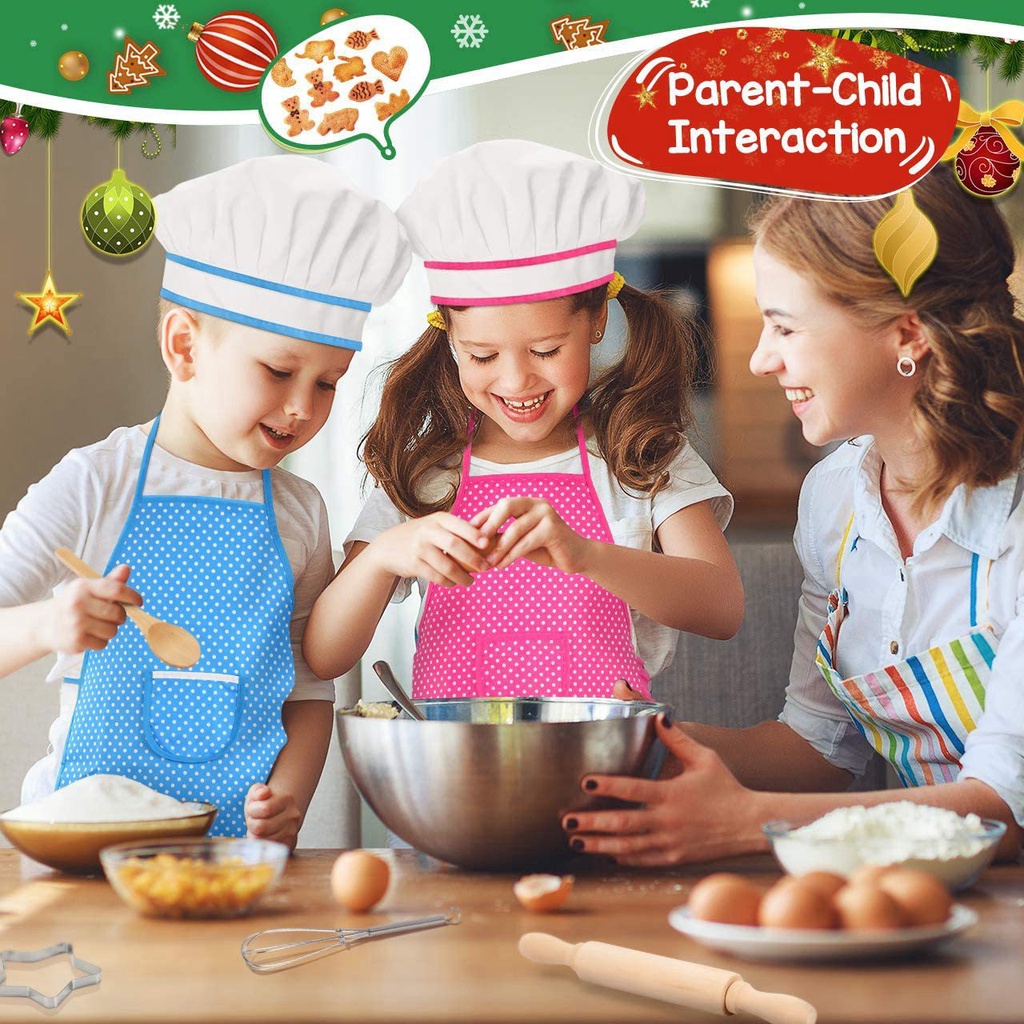 COD Kids Cooking and Baking Sets for 3-8 Year Old Kids Toys, Blue XGVN