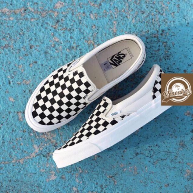 Free Giày - Giầy Vans checkerboerd slip  thể thao thời trang cá tính dạo phố Còn Hàng ! ! ! ? ! ! Real ‣ . Đủ ri : *