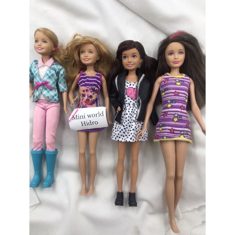 Búp bê barbie, chelsea, skiper, stacie chính hãng. Mã Barbie N