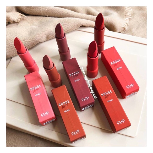 (Sẵn) SON #CLIO ROUGE HEEL VELVEL | BigBuy360 - bigbuy360.vn