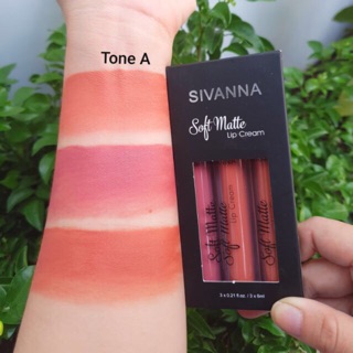 Set 3 cây son kháng nước sivanna ( tone A