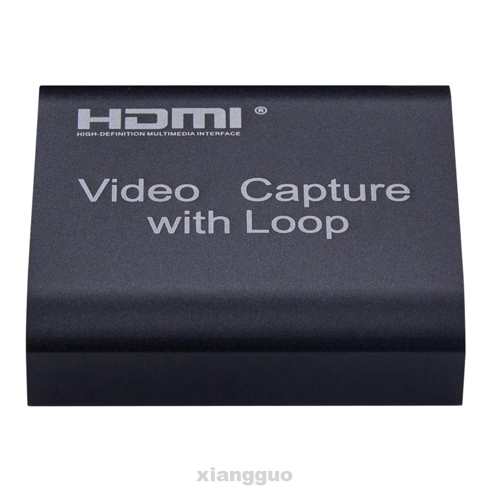 Accessories Portable USB To HDMI With Loop Meeting For Live Streaming 1080P 60fps Game Recording Video Capture Card | BigBuy360 - bigbuy360.vn