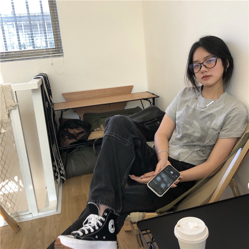 Áo Thun Tay Ngắn Dáng Ôm Thiết Kế Độc Đáo Thời Trang Cá Tính Cho Nữ