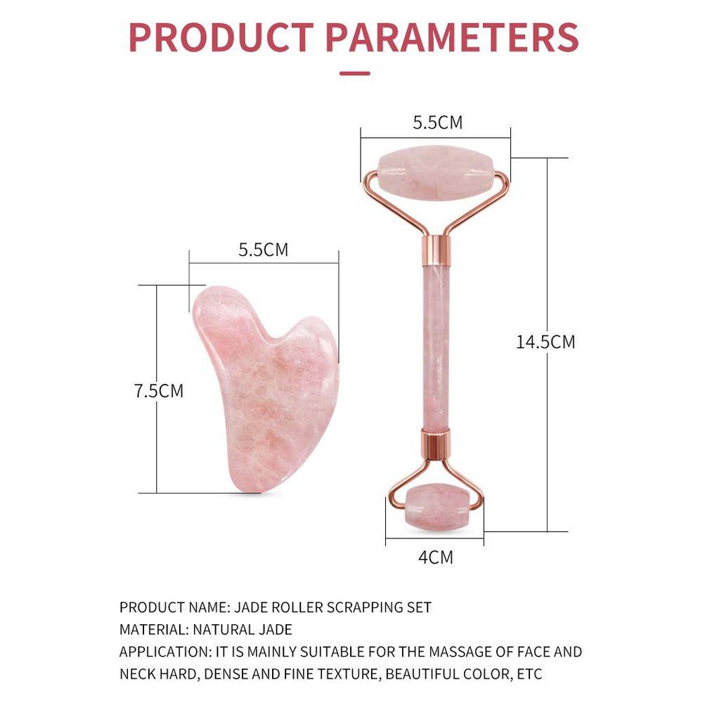 OCEANMAP Cây Lăn Mát Xa Mặt Và Cơ Thể Bằng Ngọc Bích Hình Nấm Tiện Dụng