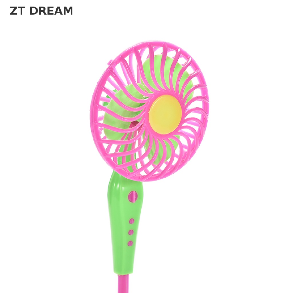 ZTD 1 X Mini Fan Toys for Barbies Kids Dollhouse Furniture Accessories Color Random 07