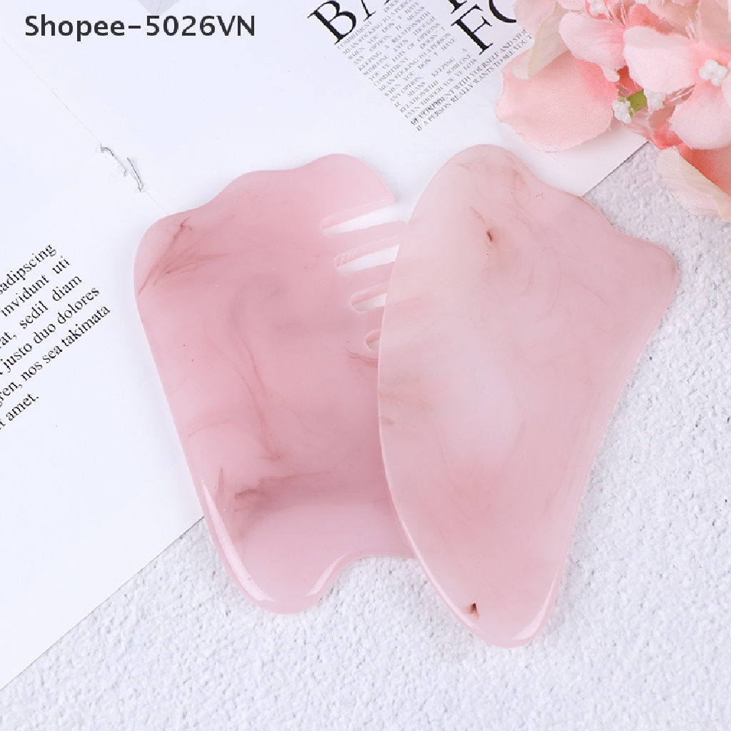 [Hàng mới về] Dụng cụ mát xa Gua Sha bằng nhựa resin tổng hợp hiệu quả
