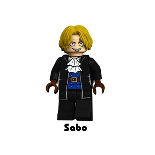 Minifigures nhân vật one piece Ace, Sabo, Shanks, Nami, Robin, Law