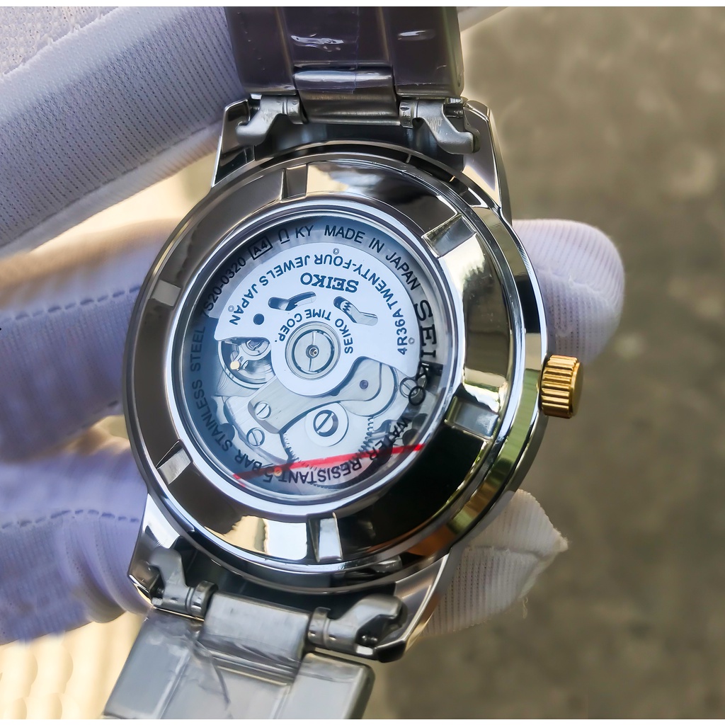 Đồng hồ nam Seiko  - Máy Cơ , Mặt kính Sapphire Bảo hành 12 Tháng