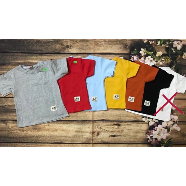Áo phông cộc tay HM