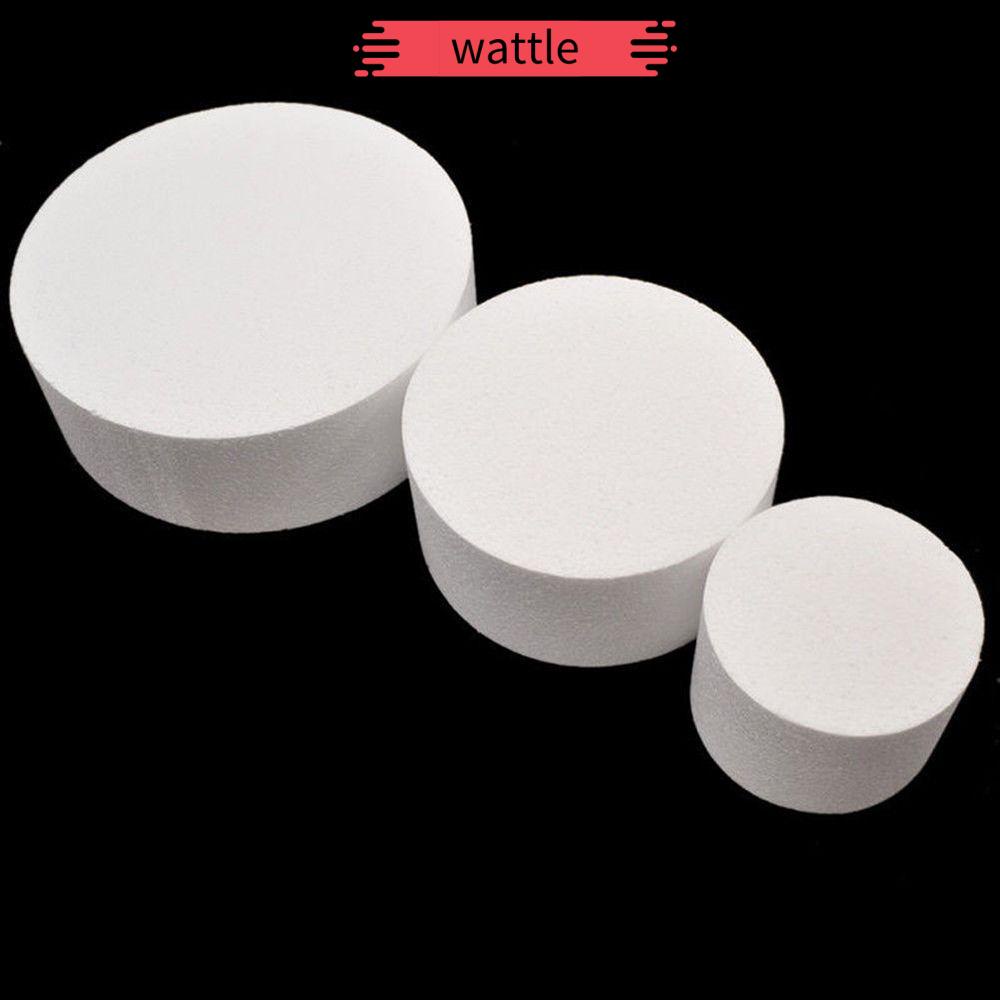 Mô hình đế bánh kem giả bằng xốp kích thước 4/ 6/ 8 inch trang trí tiệc diy