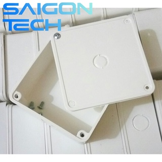🔥[HCM - Hỏa tốc] Hộp kỹ thuật camera bằng nhựa chắc chắn, lắp đặt ngoài trời không sợ mưa nắng đầy đủ ốc vít