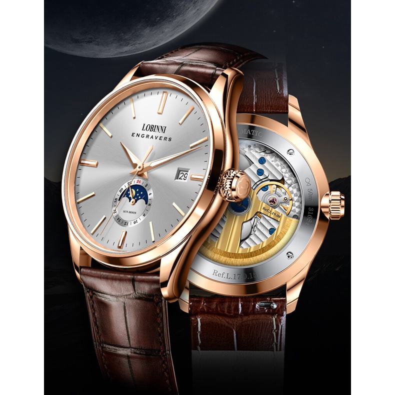 Đồng hồ nam chính hãng LOBINNI L19001-1