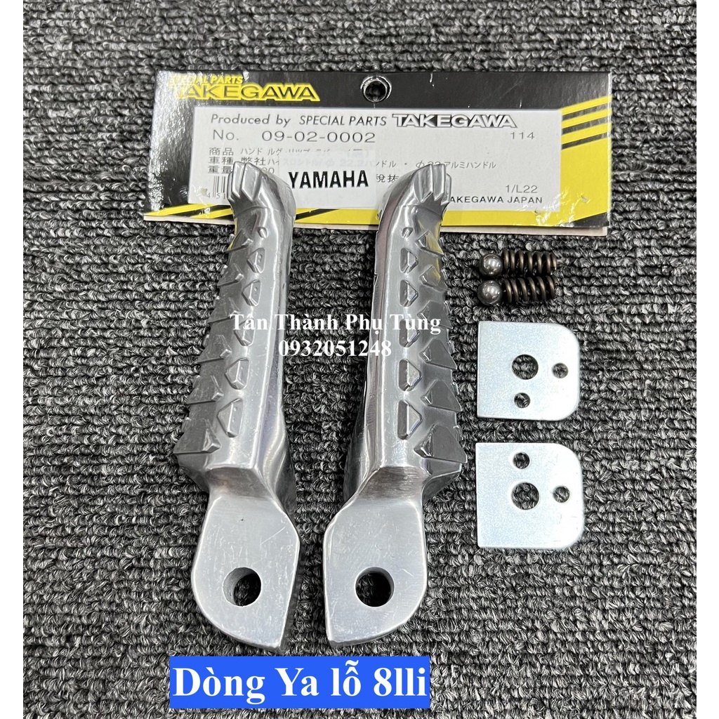 Gác chân nhôm Takegawa Yamaha, Honda-1cặp TanthanhPT