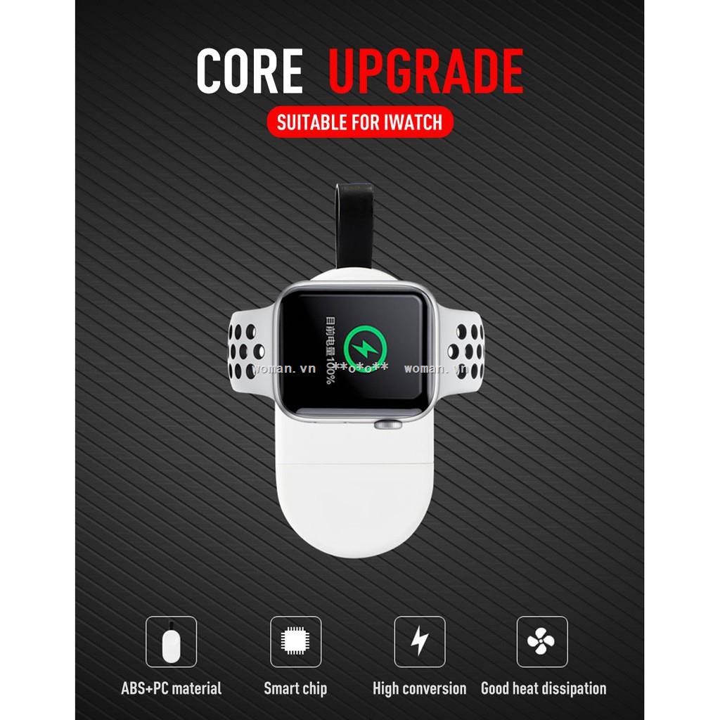 Led Đế sạc cảm ứng không dây cho Apple Watch Series 1 2 3 4 tiện dụng