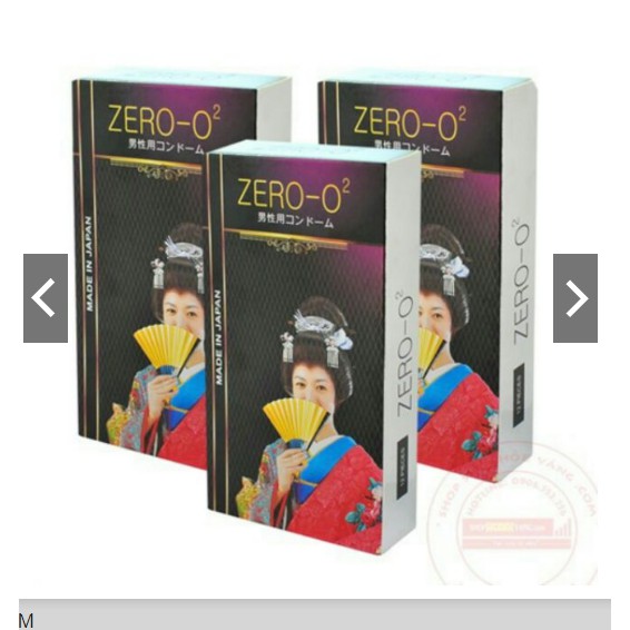 Bao cao su Zero - O2 Siêu mỏng, Siêu trơn - Hộp 12pcs Chính hãng nhập khẩu nhật bản 100%