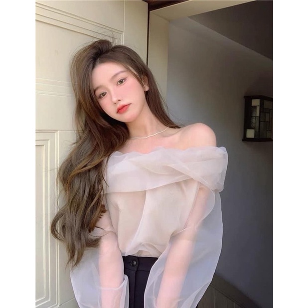 Áo trễ vai tiểu thư