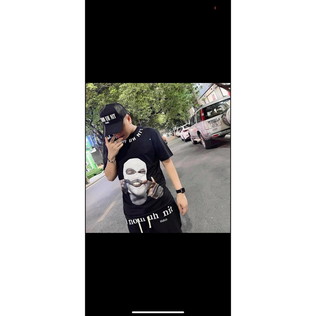 Đồ Bộ Nam  Áo Phông Ih .Quần Unisex Chất Thun Cotton Cao Cấp HD Shop .Mã BIH