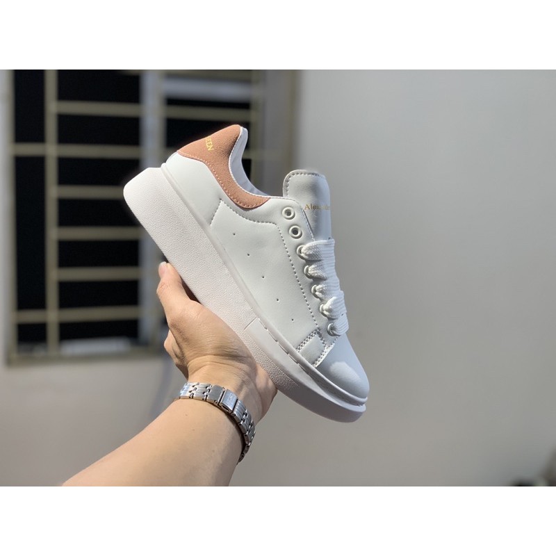 Giày thể thao/ Sneaker Mc Queen hồng đất (Full box + tặng kèm tất sneaker)
