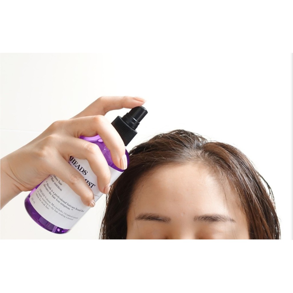 Xịt Phồng Tóc Hàn Quốc Aheads Volume Mist Dễ Vào Nếp, Dễ Tạo Kiểu Và Nuôi Dưỡng Tóc 250ml