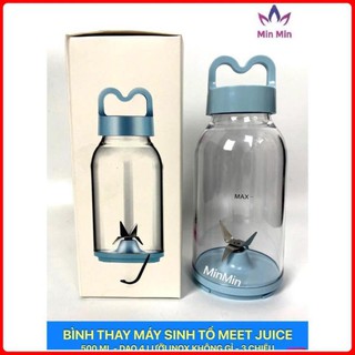 [CÓ SẴN] Bình Thay thế Máy Xay Sinh Tố Đa Năng Cầm Tay Meet Juice cao cấp chống va đập, xay siêu mạnh, nhanh