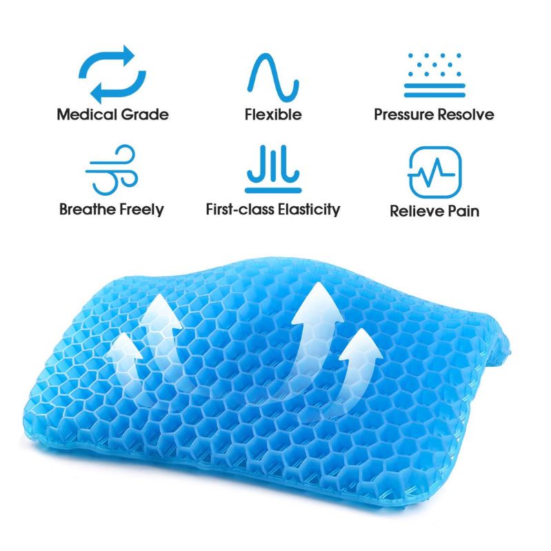 Đệm Silicon ghế ngồi 2 lớp 3D ❤️SALE 📢  thoáng khí MAGIC - Nệm ngồi ghế văn phòng, ô tô